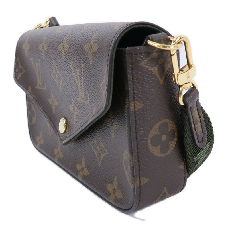 LOUIS VUITTON Monogram Felicie Strap & Go肩背袋-2