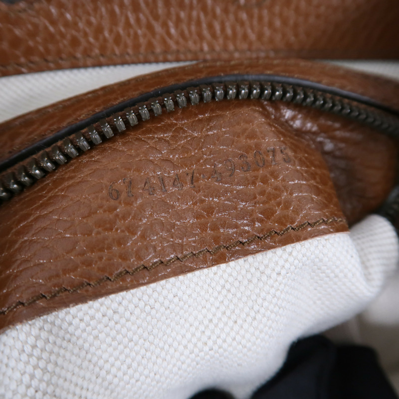 GUCCI 牛仔布/牛皮皮革GG Backpack背包-8