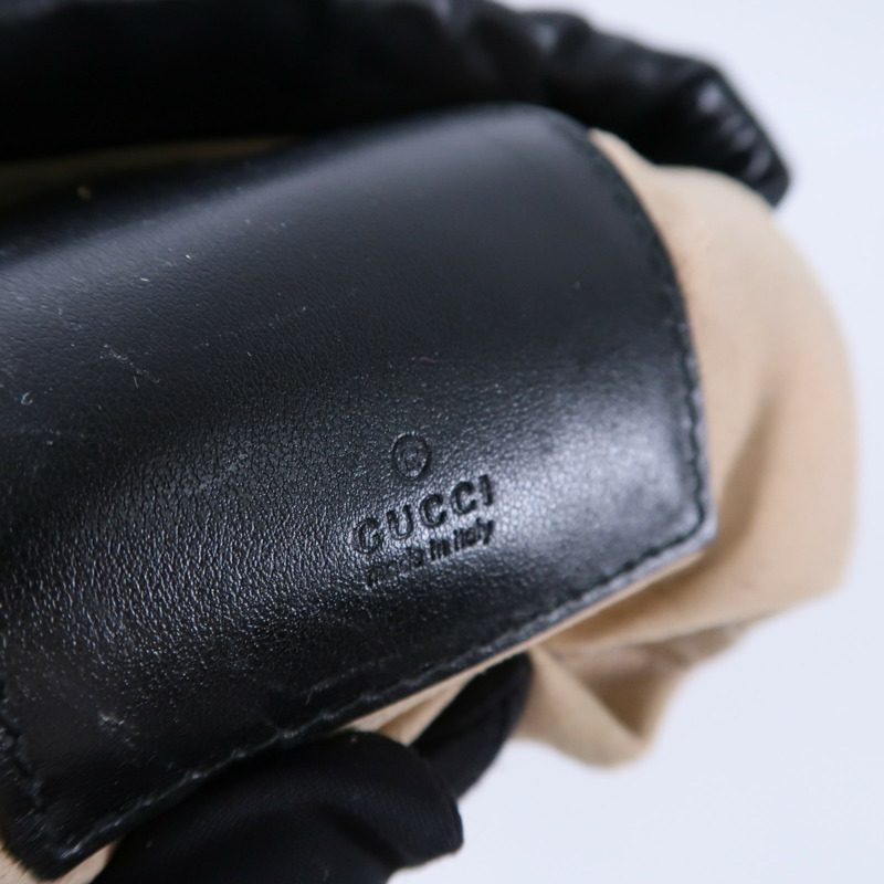 GUCCI 牛皮皮革GG Marmont Mini Bucket鏈帶肩背袋-4