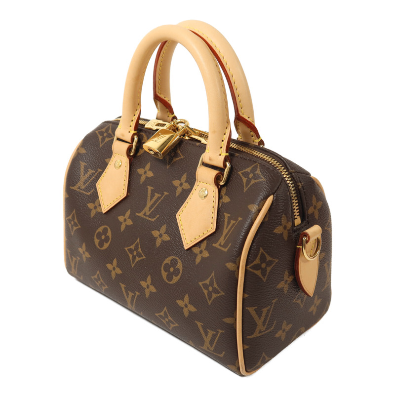 LOUIS VUITTON Monogram Speedy 20手挽肩背兩用袋-3
