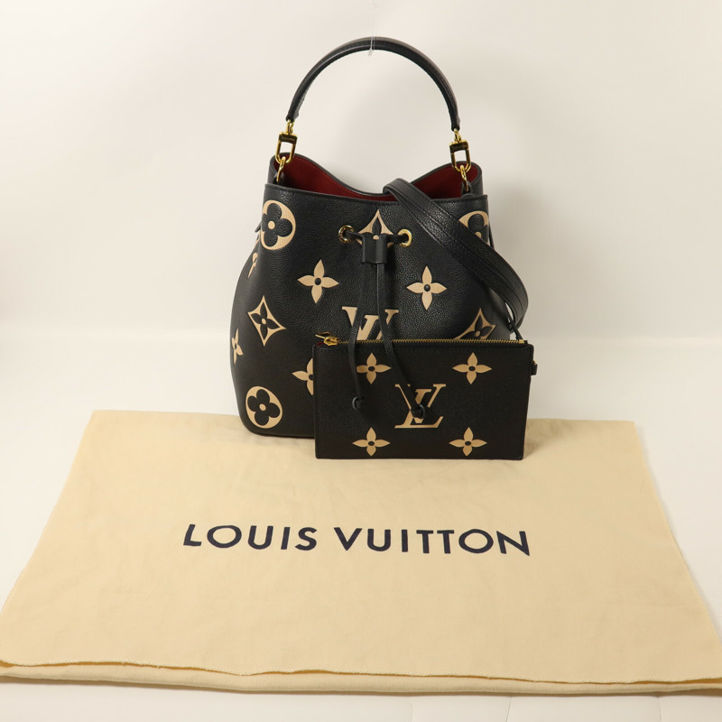 LOUIS VUITTON Monogram Empreinte Neo Noe MM手挽肩背兩用袋-7