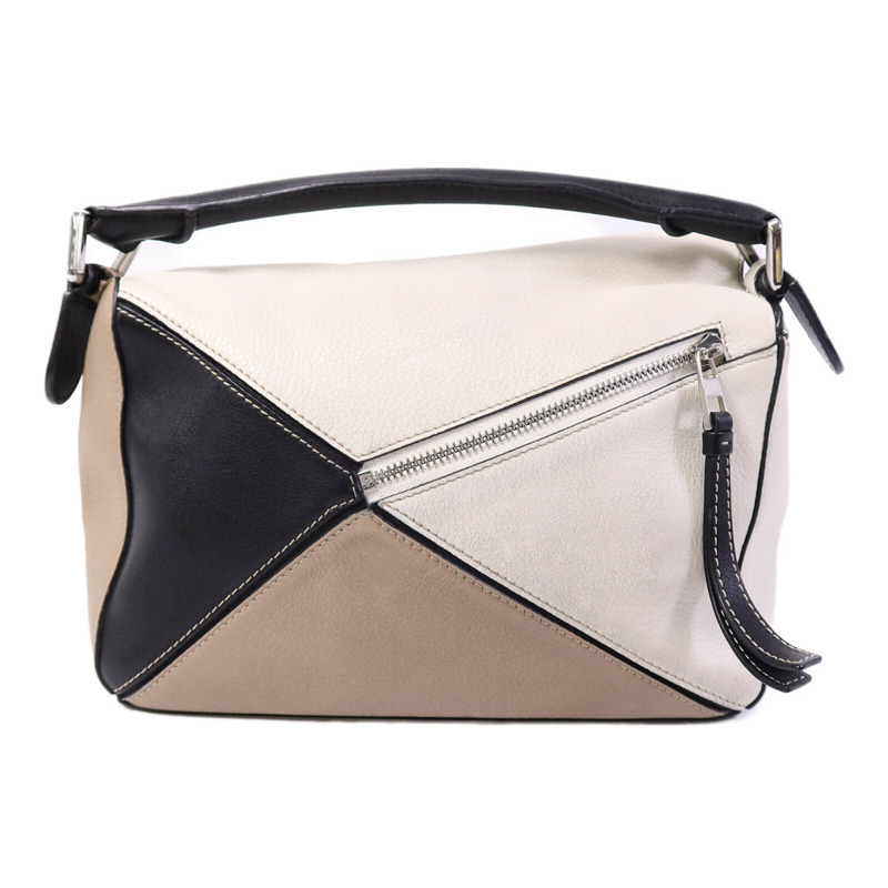 LOEWE 牛皮皮革Puzzle Small手挽肩背兩用袋-1