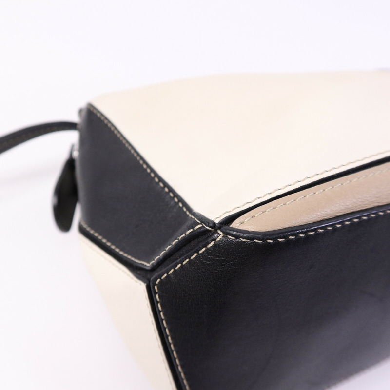 LOEWE 牛皮皮革Puzzle Small手挽肩背兩用袋-11