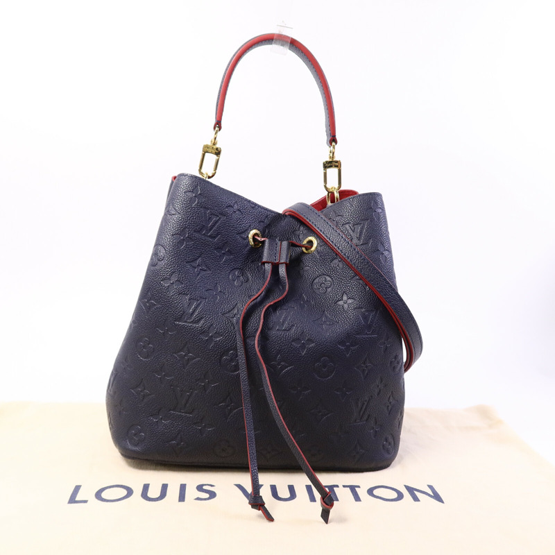 LOUIS VUITTON Monogram Empreinte Neo Noe MM手挽肩背兩用袋-9