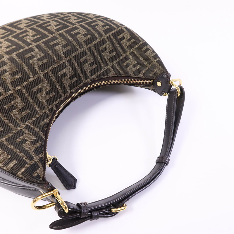 FENDI 帆布Fendigraphy Bag肩背袋-7