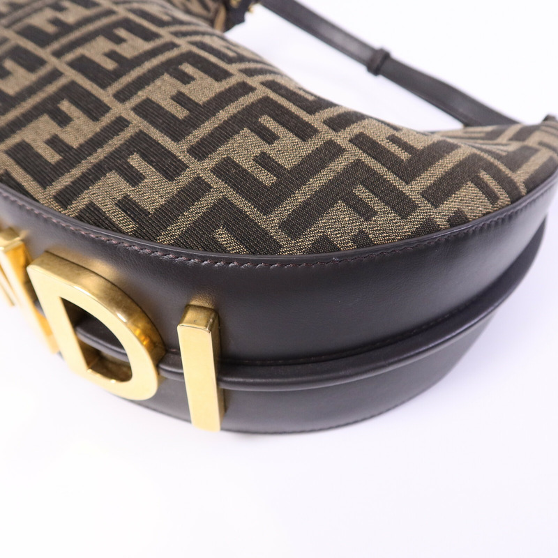 FENDI 帆布Fendigraphy Bag肩背袋-9