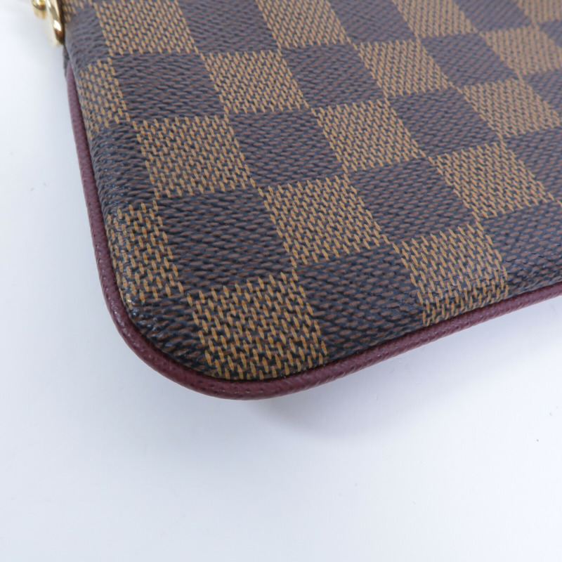LOUIS VUITTON Damier Pochette Mila MM鏈帶肩背袋-10