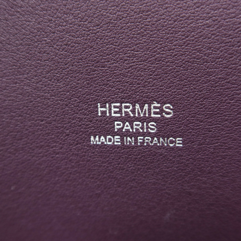 HERMES Evercolor皮革Bolide 25手挽肩背兩用袋Bleu Saphir/Cassis-5