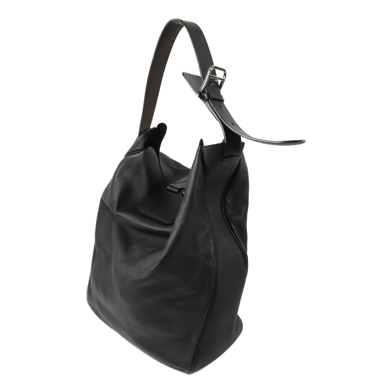 HERMES Swift皮革Virevolte 24肩背袋Noir-2