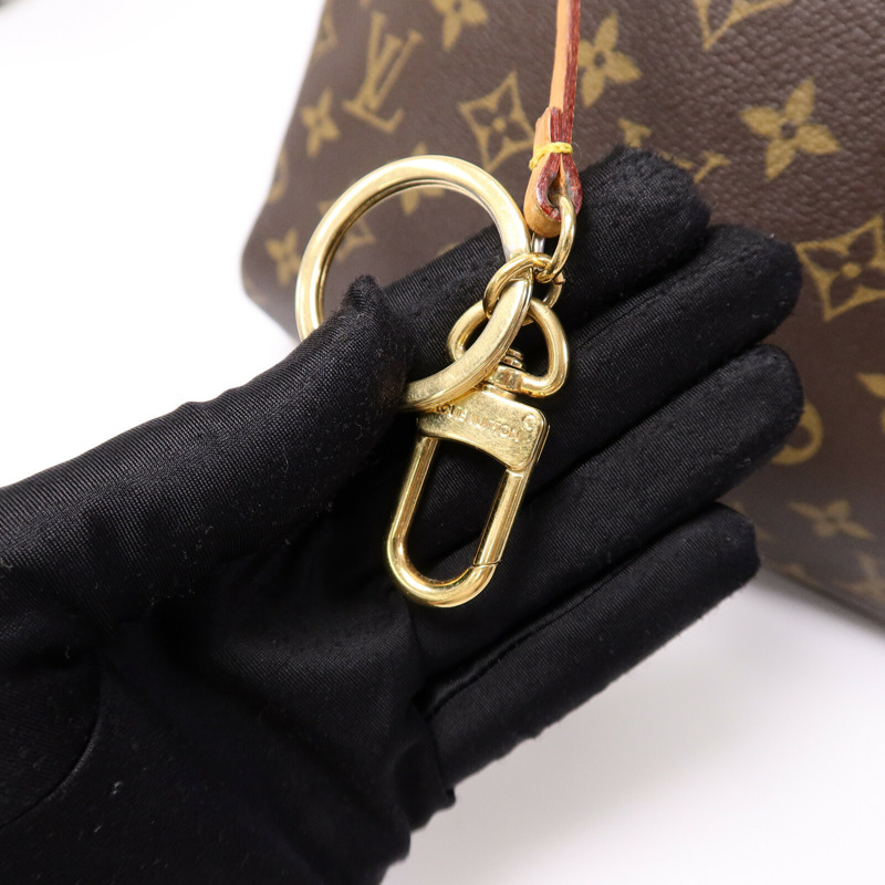 LOUIS VUITTON Monogram Artsy MM肩背袋-6
