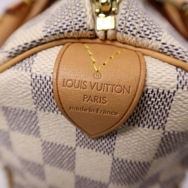 LOUIS VUITTON Damier Azur Speedy 25手挽袋-5
