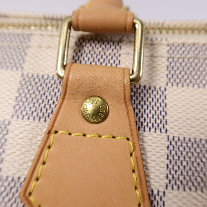 LOUIS VUITTON Damier Azur Speedy 25手挽袋-6