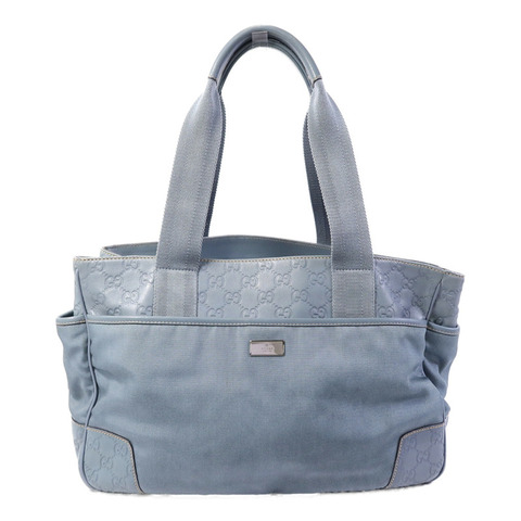GUCCI 帆布/牛皮皮革Tote Bag手挽袋
