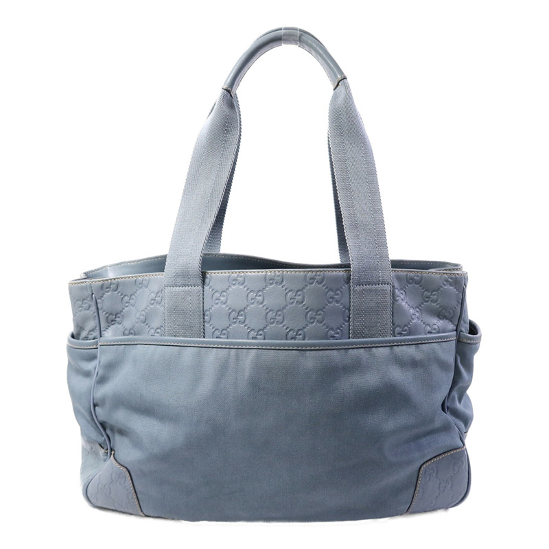 GUCCI 帆布/牛皮皮革Tote Bag手挽袋-1