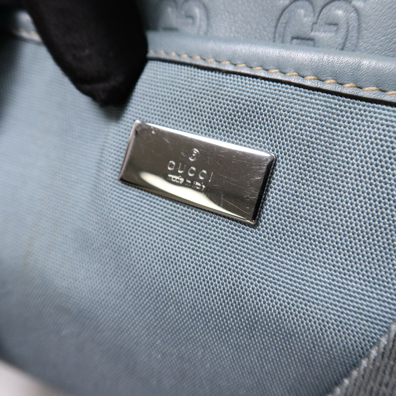 GUCCI 帆布/牛皮皮革Tote Bag手挽袋-5