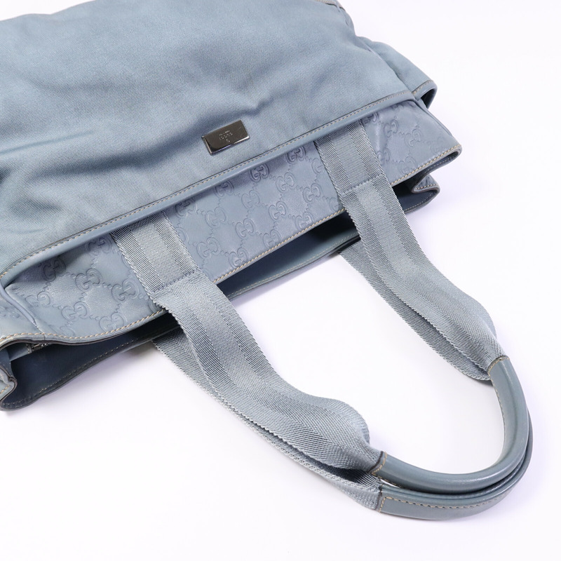 GUCCI 帆布/牛皮皮革Tote Bag手挽袋-8
