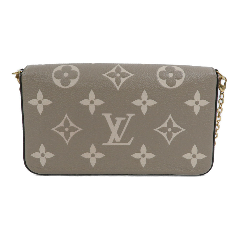 LOUIS VUITTON Monogram Empreinte Pochette Felicie鏈帶肩背袋-1