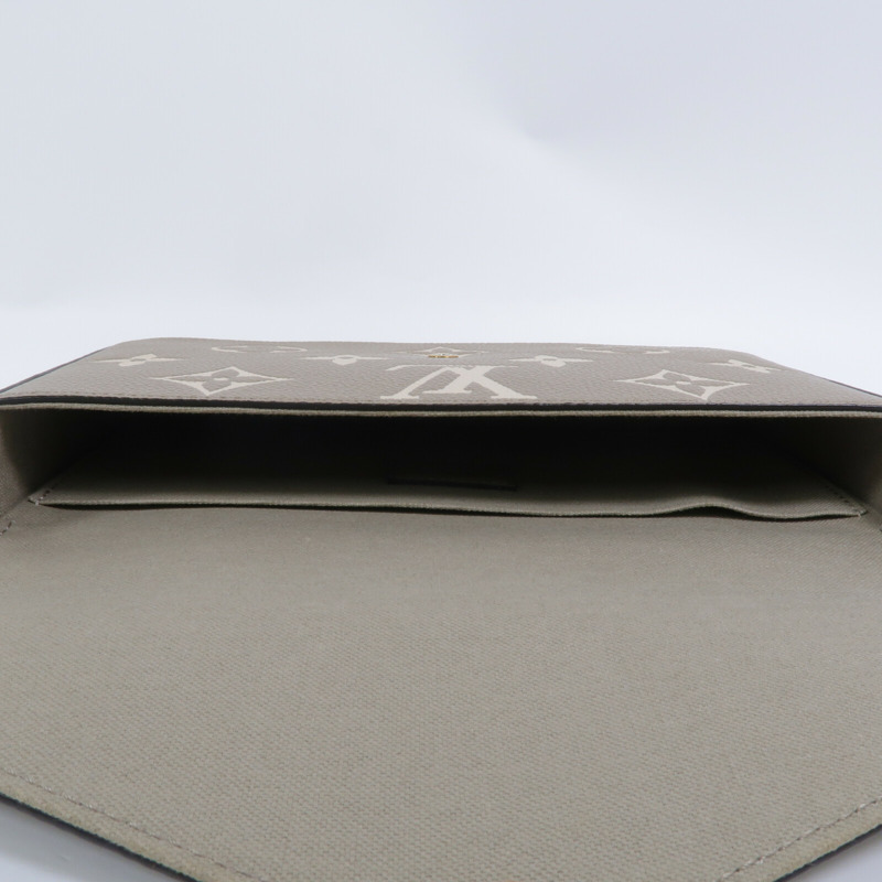 LOUIS VUITTON Monogram Empreinte Pochette Felicie鏈帶肩背袋-4