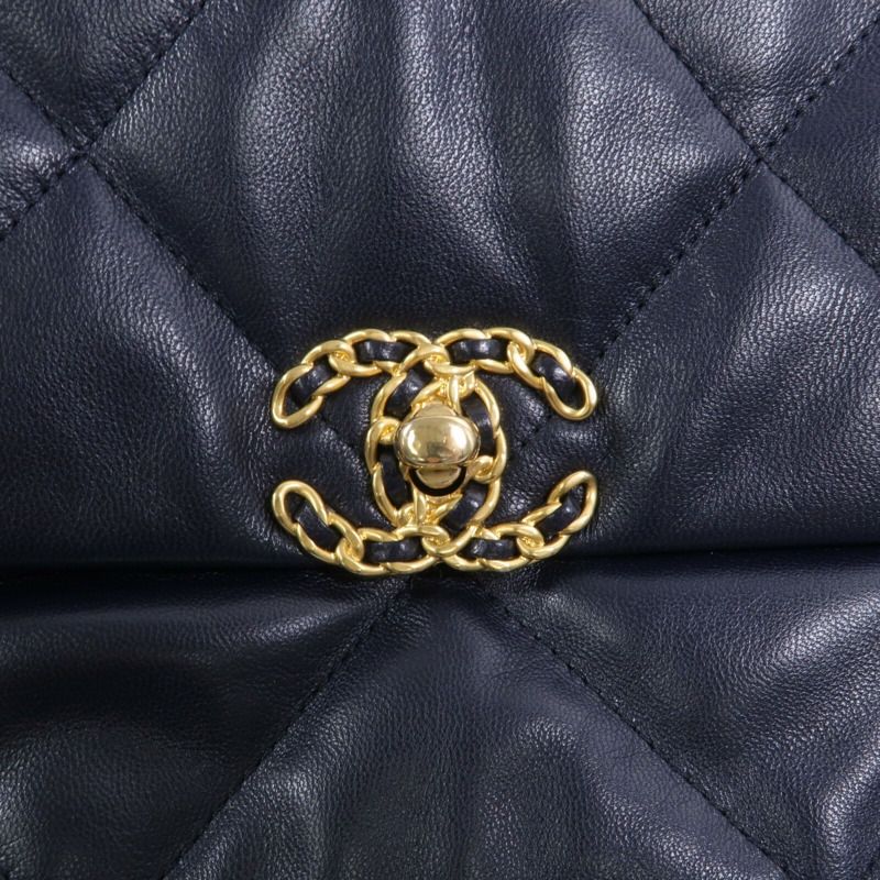 CHANEL 牛皮皮革Chanel 19手挽肩背兩用袋-6