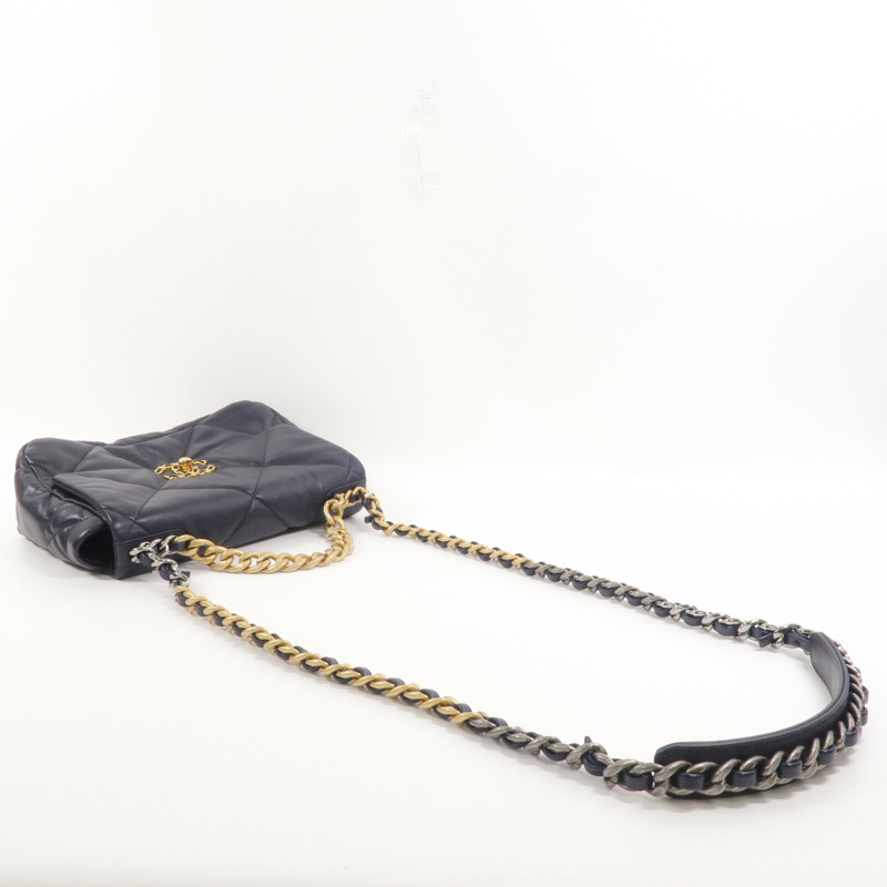 CHANEL 牛皮皮革Chanel 19手挽肩背兩用袋-9