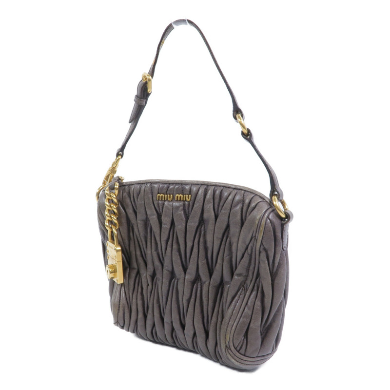 Miu Miu 羊皮皮革Shoulder Bag肩背袋-2