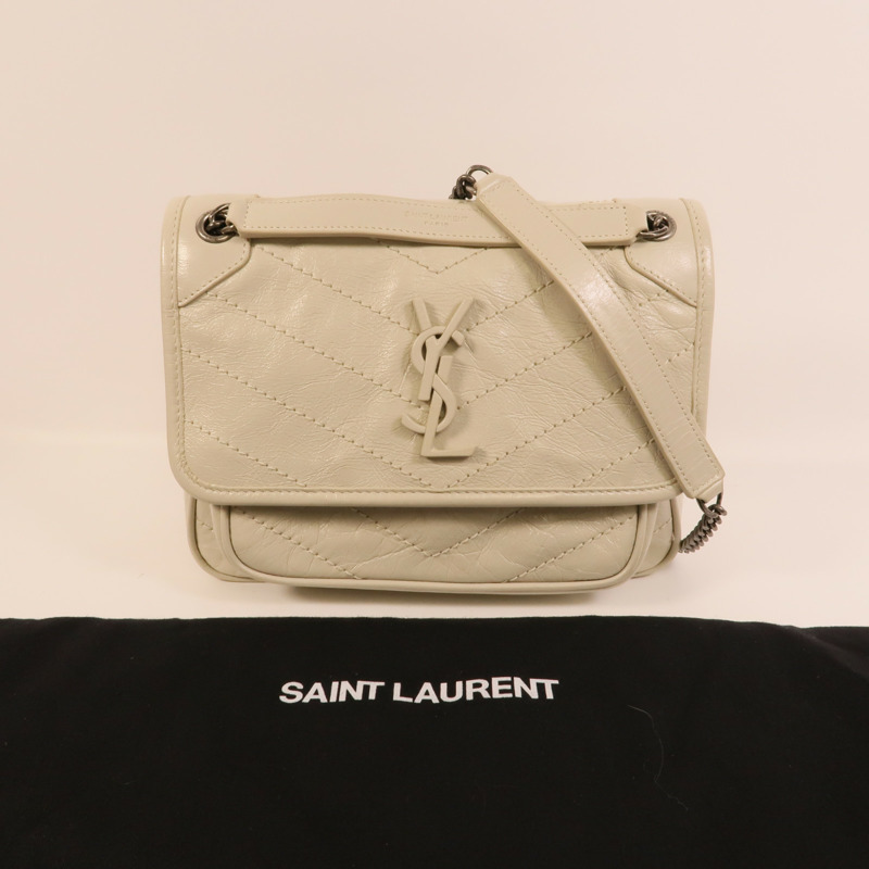 YVES SAINT LAURENT 牛皮皮革Niki Baby肩背袋-11