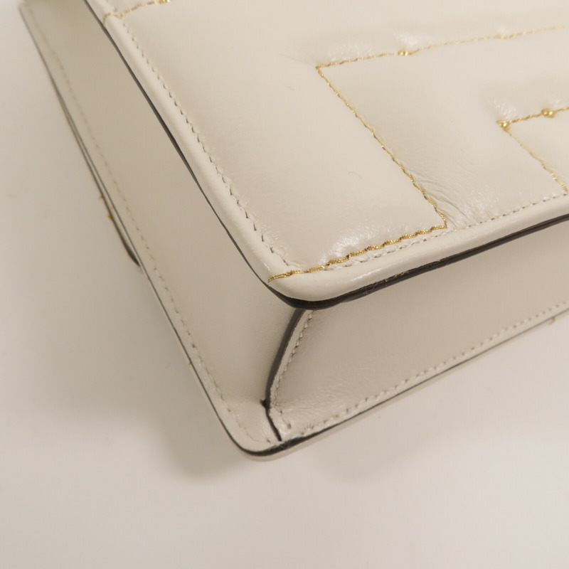 JIMMY CHOO 牛皮皮革Chain Shoulder鏈帶手挽肩背兩用袋-13
