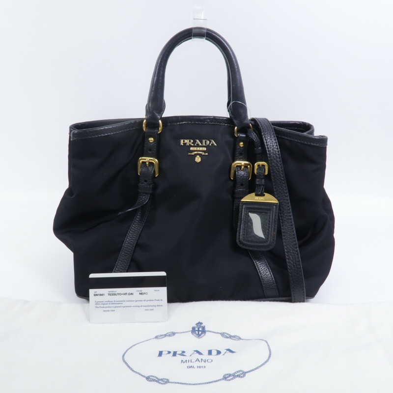 PRADA 尼龍2 Way Shoulder手挽肩背兩用袋-12