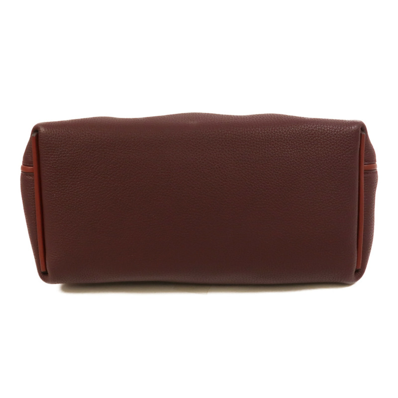 HERMES Clemence皮革24/24 29cm手挽肩背兩用袋Red/Rouge H-3
