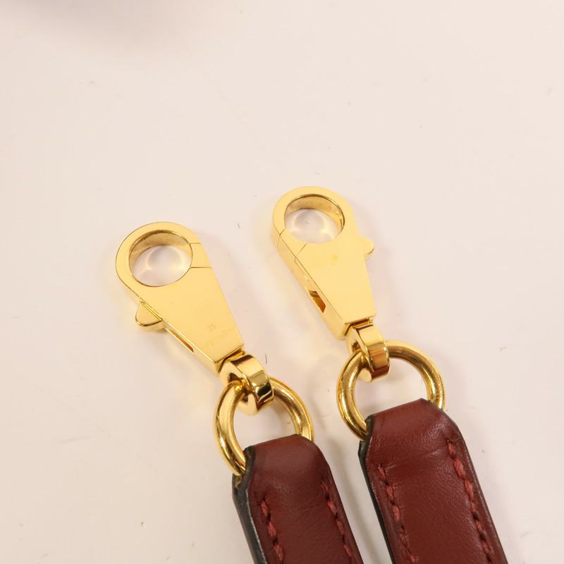 HERMES Clemence皮革24/24 29cm手挽肩背兩用袋Red/Rouge H-8