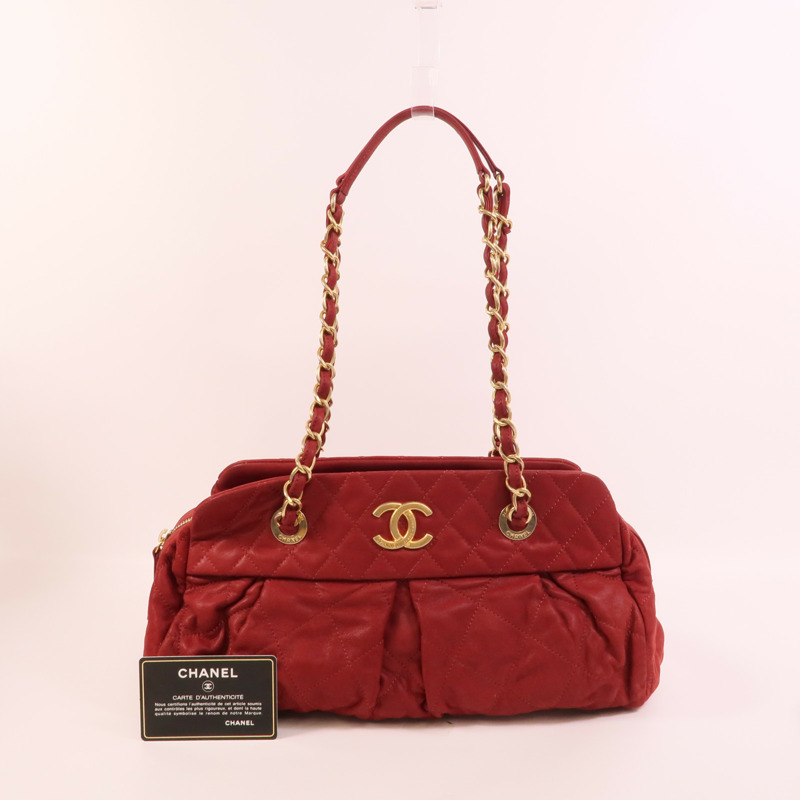 CHANEL 羊皮皮革Shoulder Bag肩背袋-10
