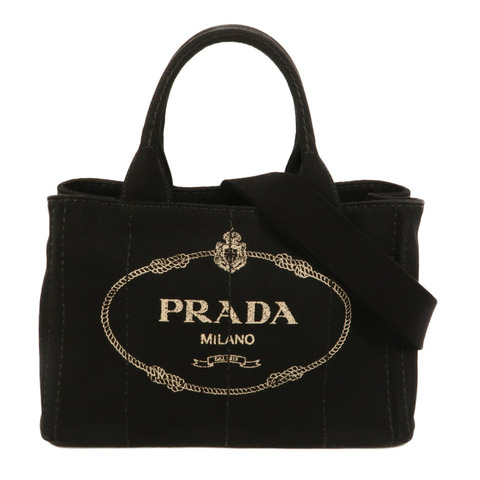 PRADA 帆布Canapa手挽肩背兩用袋