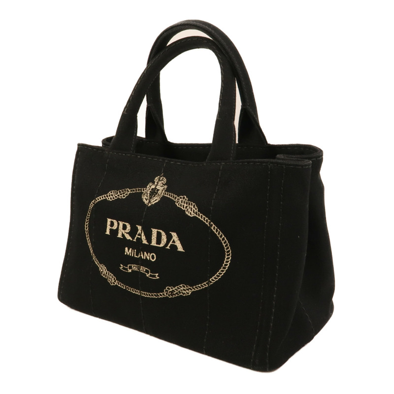 PRADA 帆布Canapa手挽肩背兩用袋-2