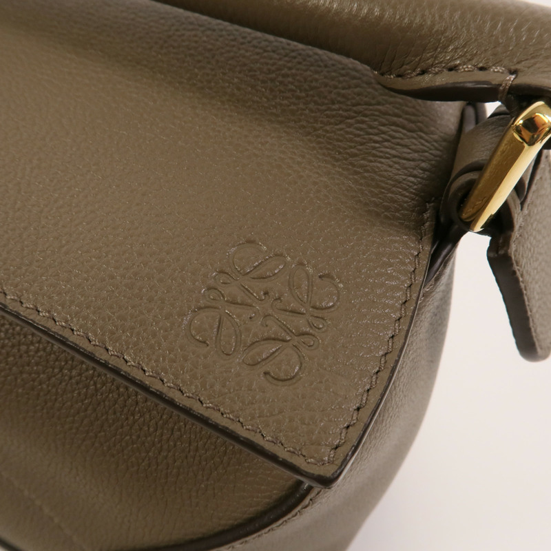 LOEWE 牛皮皮革Puzzle Small手挽肩背兩用袋-7