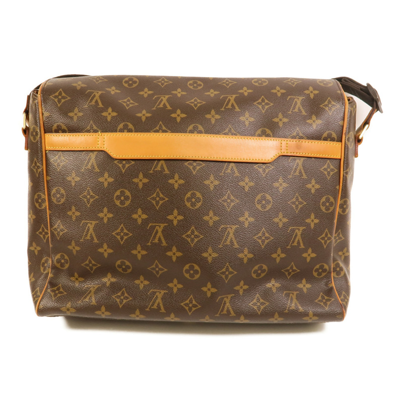 LOUIS VUITTON Monogram Abbesses金扣肩背袋棕色-1