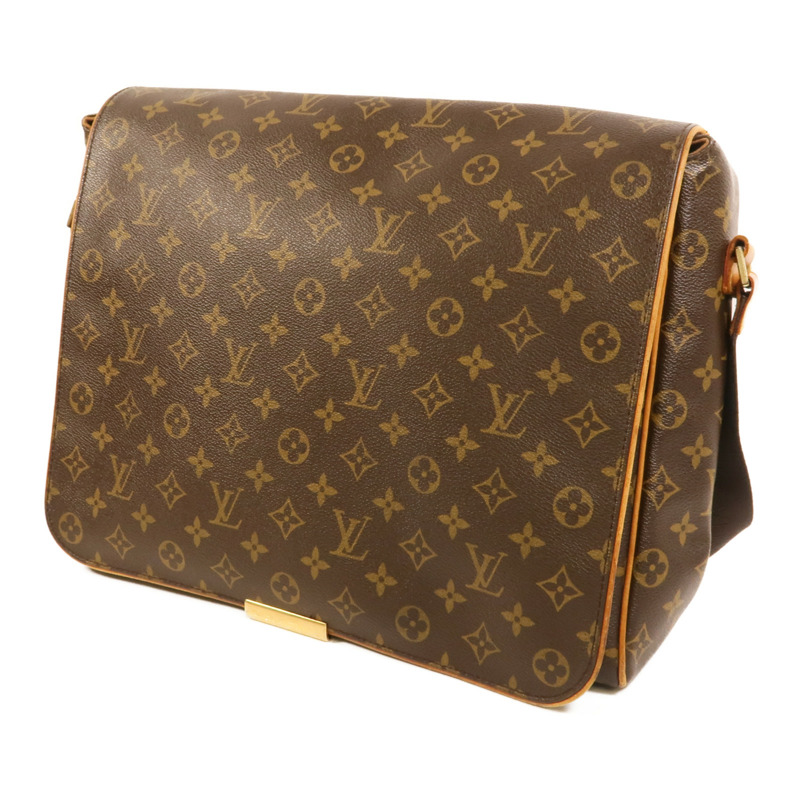 LOUIS VUITTON Monogram Abbesses金扣肩背袋棕色-2