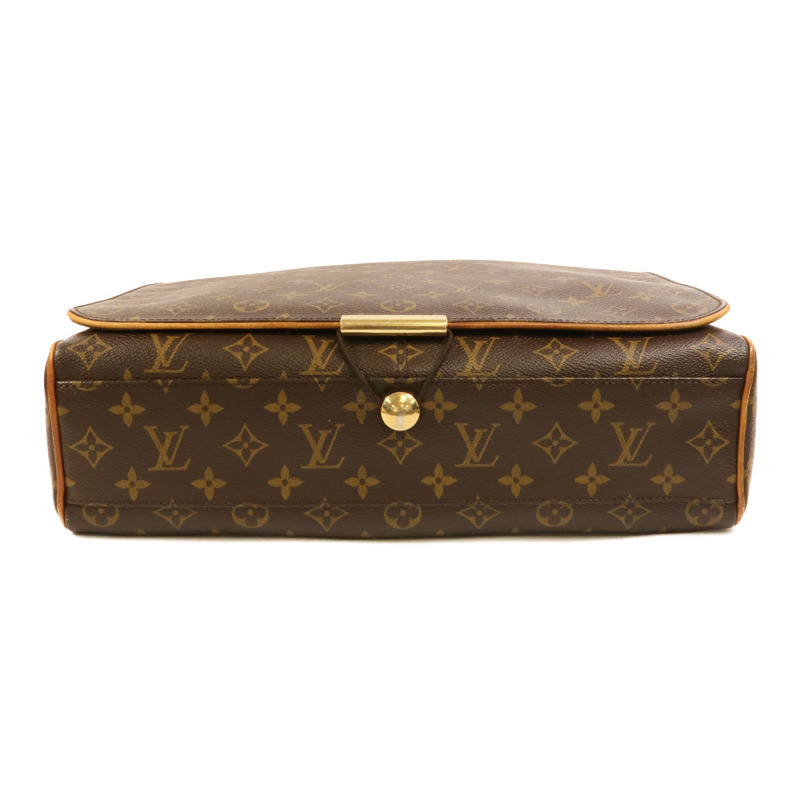 LOUIS VUITTON Monogram Abbesses金扣肩背袋棕色-3