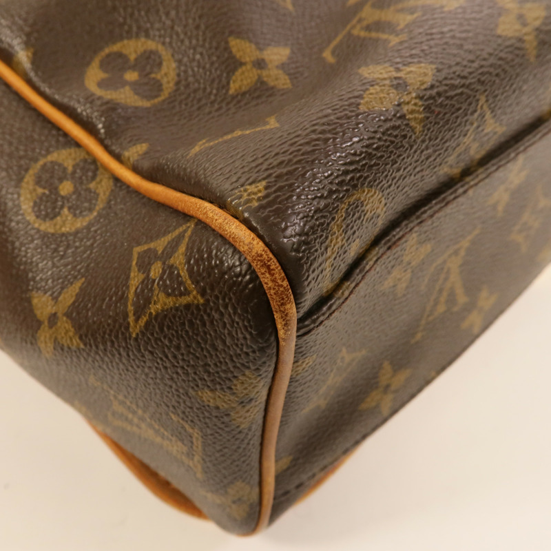 LOUIS VUITTON Monogram Abbesses金扣肩背袋棕色-10