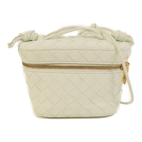 BOTTEGA VENETA 羊皮皮革Mini Intrecciato Vanity Case肩背袋