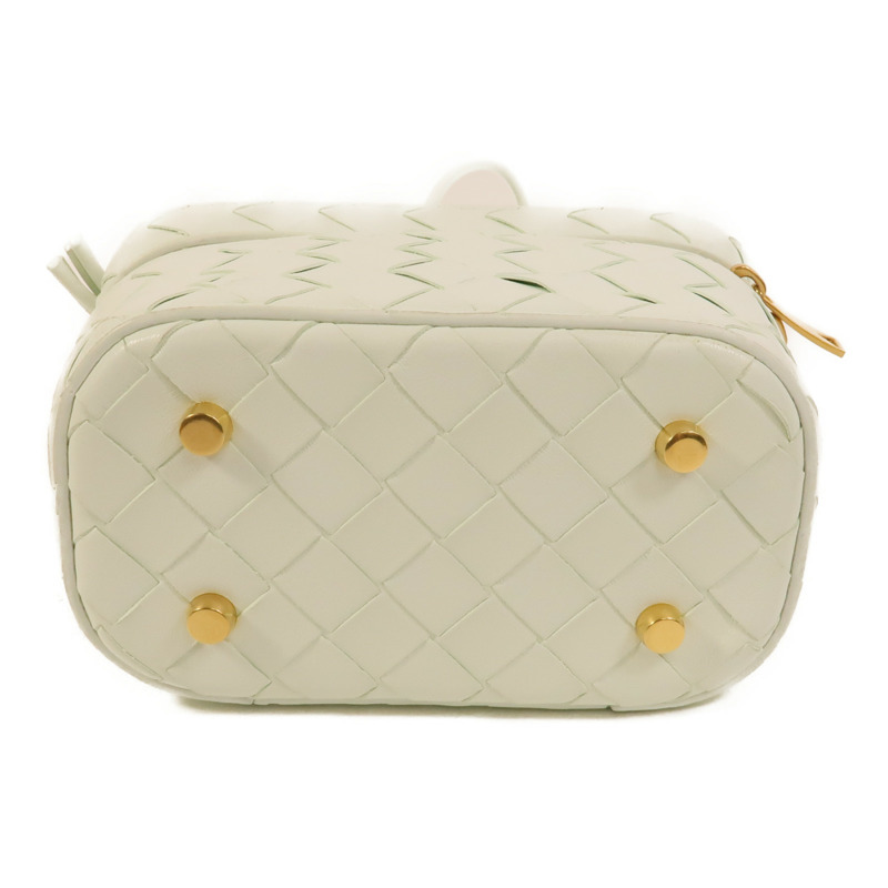BOTTEGA VENETA 羊皮皮革Mini Intrecciato Vanity Case肩背袋-3