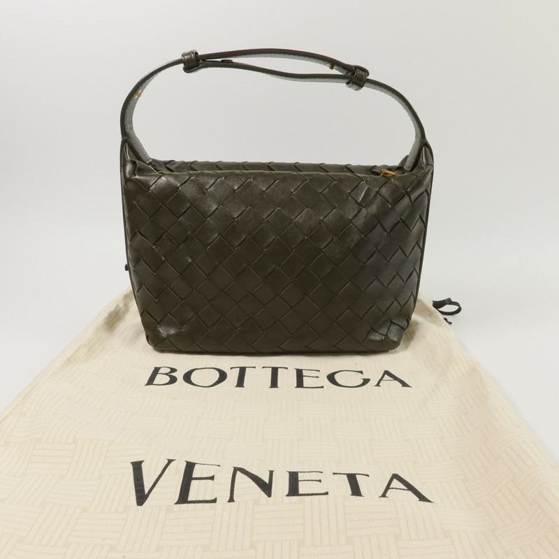 BOTTEGA VENETA 織紋皮革Handbag手挽袋-9