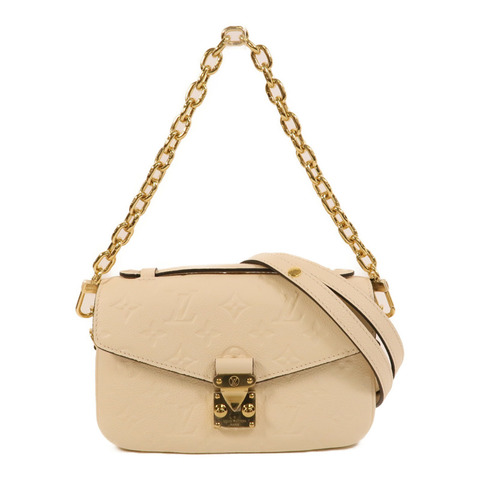 LOUIS VUITTON Monogram Empreinte Pochette Metis East West手挽肩背兩用袋