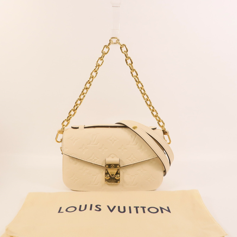LOUIS VUITTON Monogram Empreinte Pochette Metis East West手挽肩背兩用袋-10