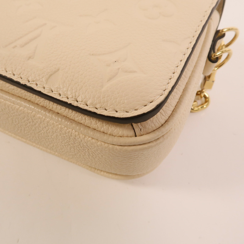 LOUIS VUITTON Monogram Empreinte Pochette Metis East West手挽肩背兩用袋-14