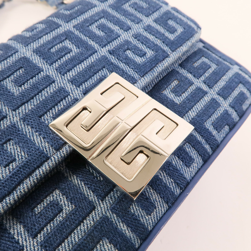 GIVENCHY Denim 2Way Shoulder Bag手挽肩背兩用袋-10