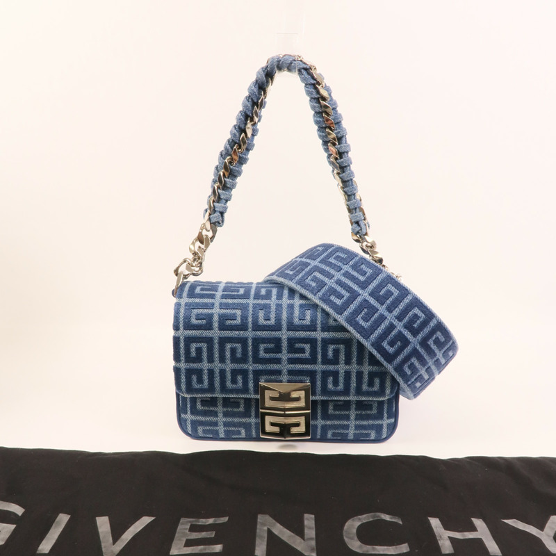 GIVENCHY Denim 2Way Shoulder Bag手挽肩背兩用袋-11