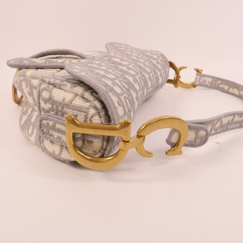 Dior 帆布Saddle Medium肩背袋-6
