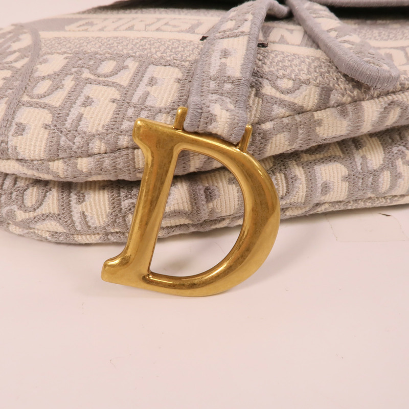 Dior 帆布Saddle Medium肩背袋-7