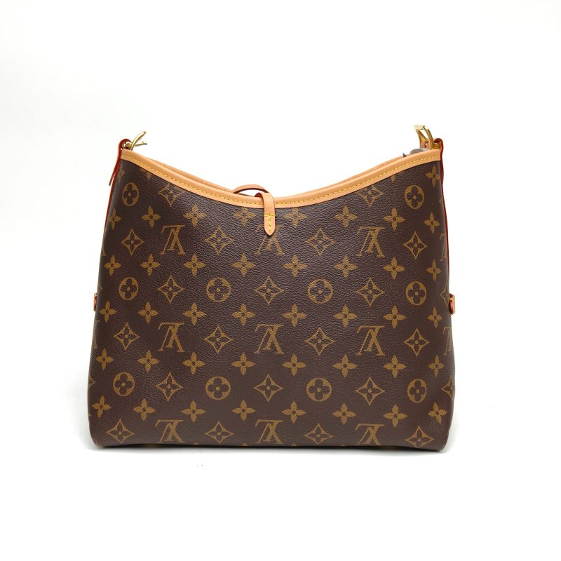LOUIS VUITTON CARRYALL小號29配子袋老花PVC金扣晶片肩背包-2