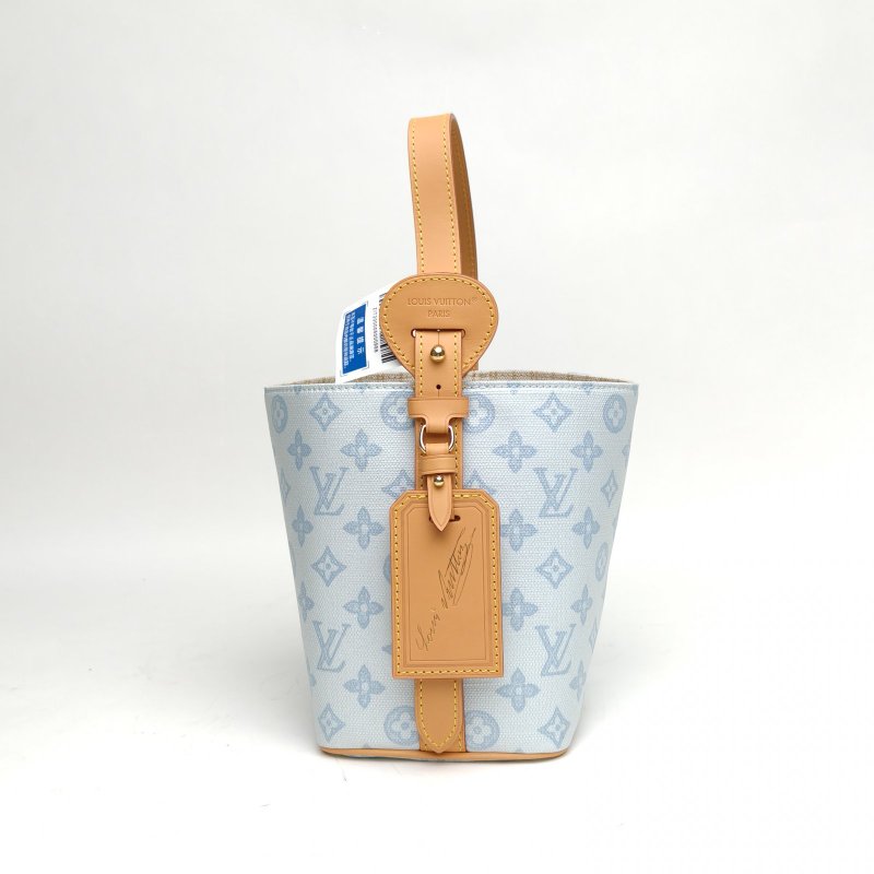 LOUIS VUITTON 藍色PVC晶片ALLINBB130周年限定肩背包-3